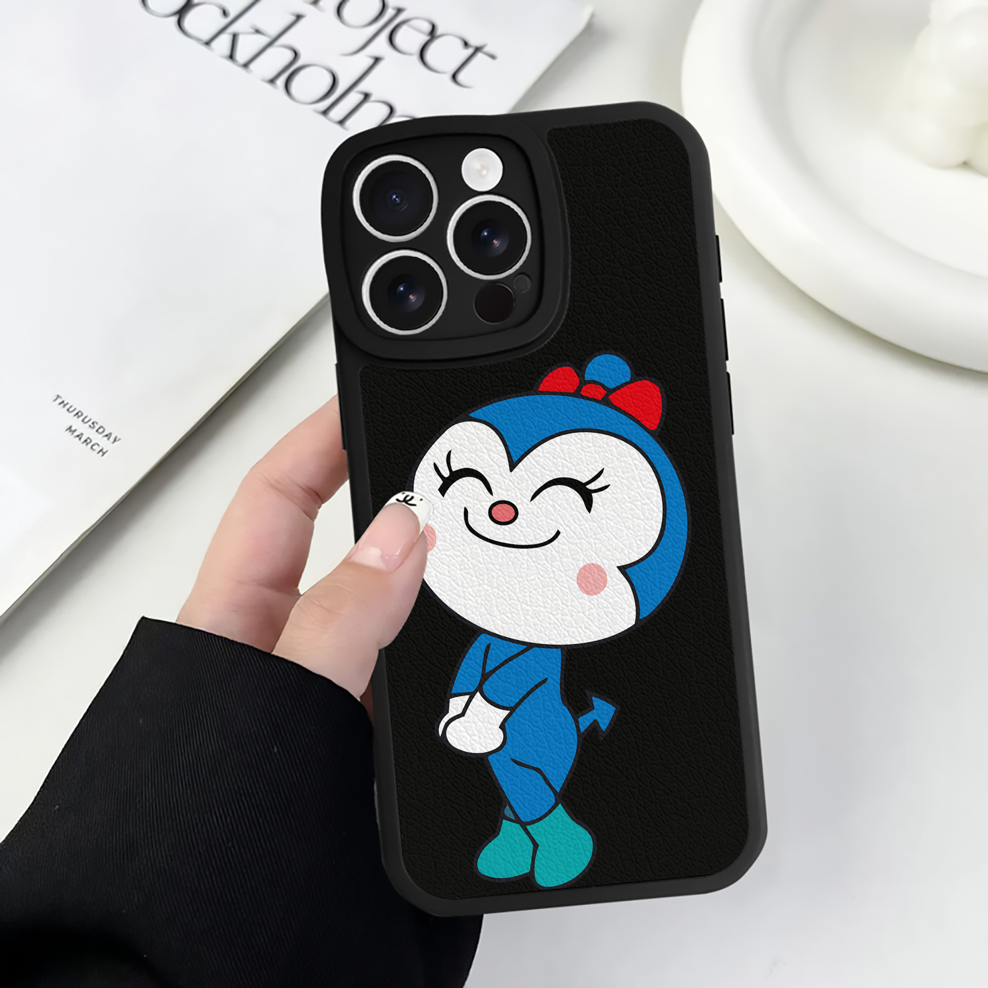 （画像用） アンパンマン Anpanman 【iPhone 16シリーズ対応】シリコンスマホケース（レザー調） 材質：シリコン